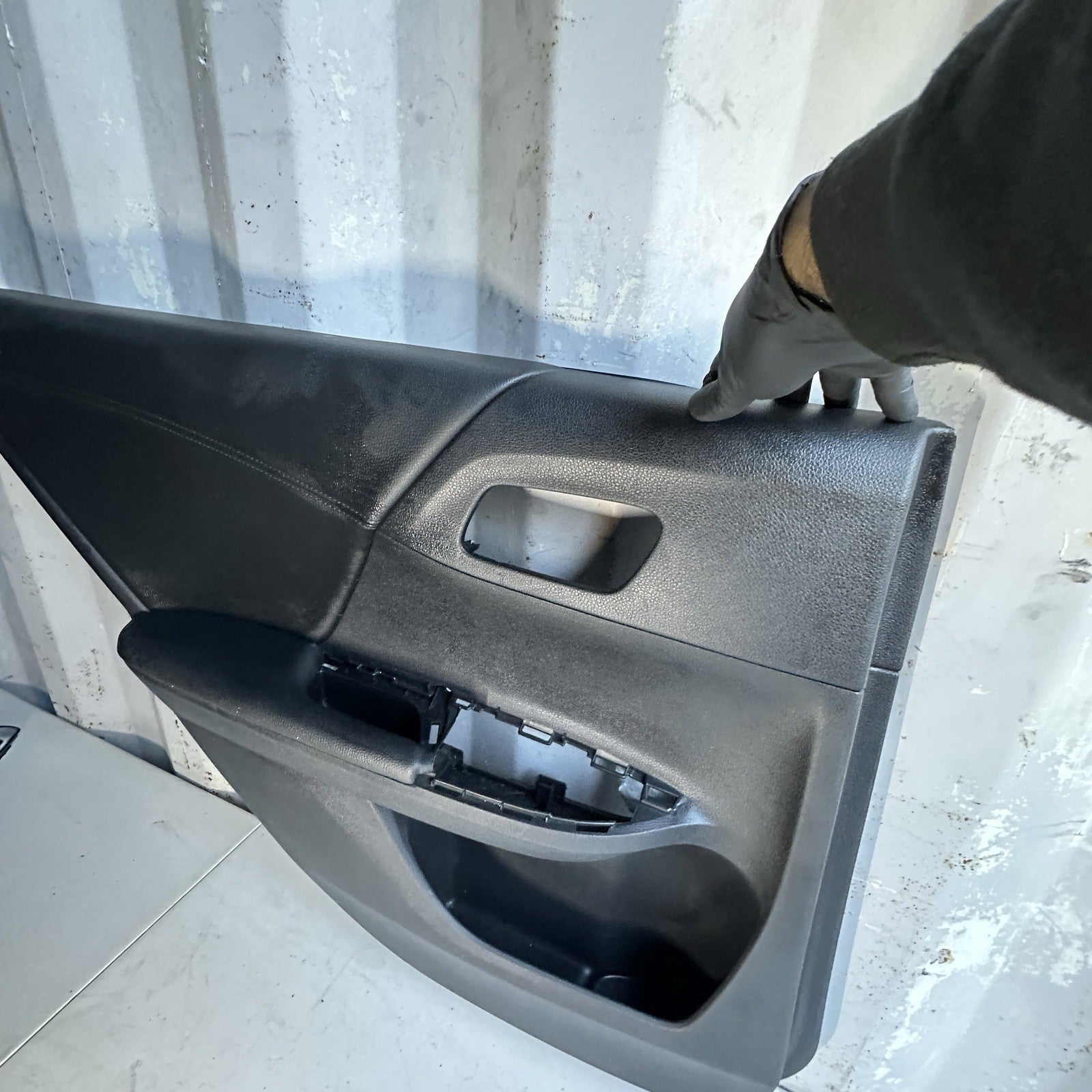 2013-17 HONDA ACCORD SEDAN REAR LEFT INTERIOR DOOR PANEL TRIM OEM Black Leather