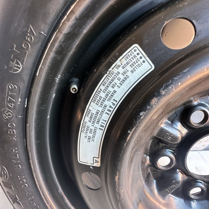 2013-2024 Honda Accord 16x4 Compact Spare Tire and Wheel T125/80D16 OEM
