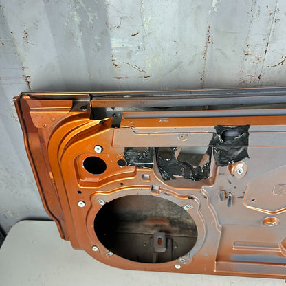 05-13 CHEVROLET CORVETTE FRONT RIGHT PASSENGER SIDE DOOR SHELL PANEL ORANGE OEM