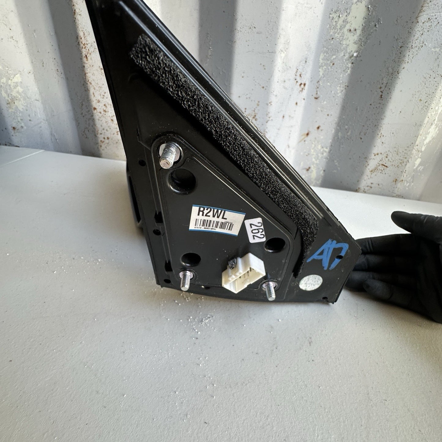 2013-2016 Hyundai Santa Fe Left Driver Mirror USED OEM GRAY
