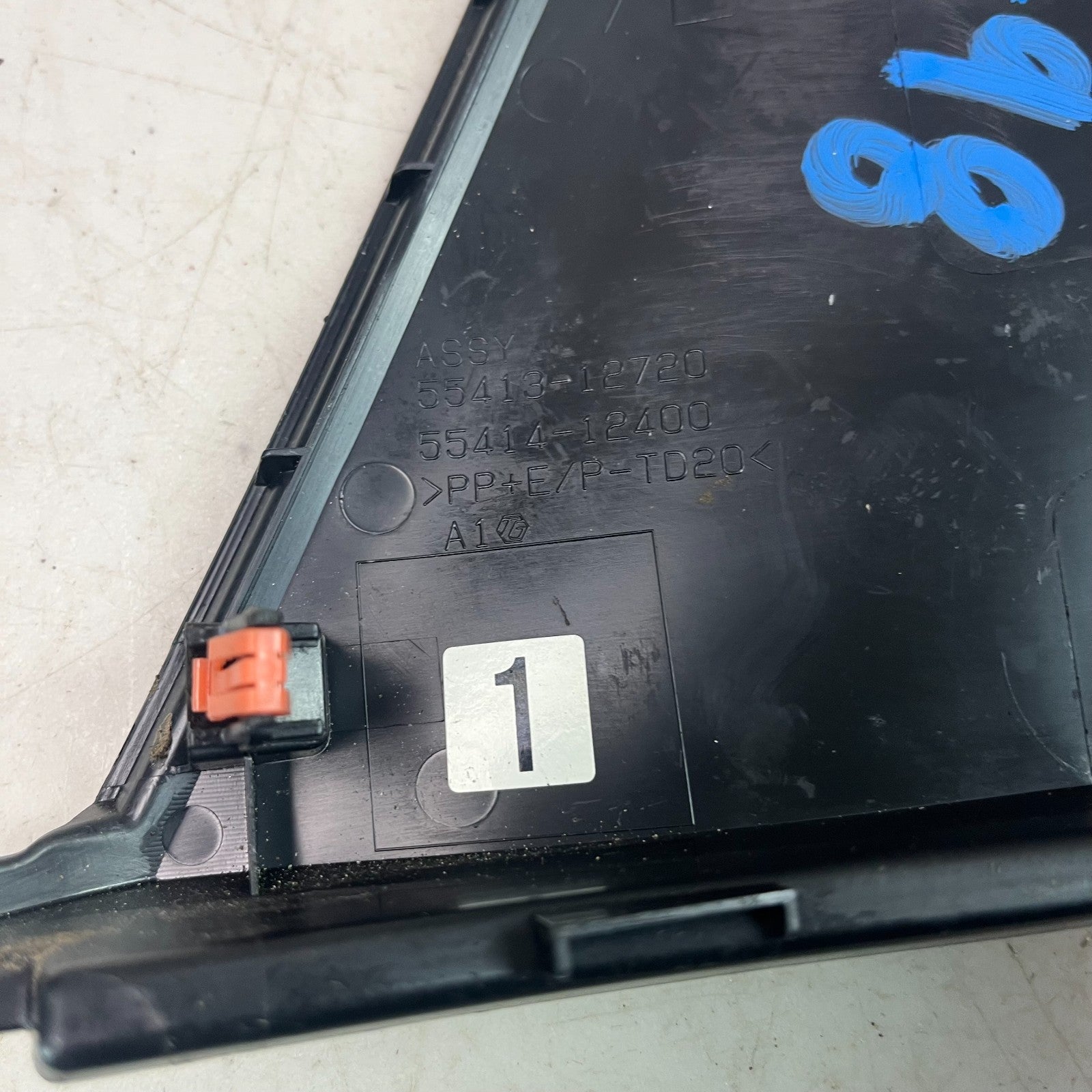 2020-2025 TOYOTA COROLLA DASH RIGHT SIDE BEZEL TRIM COVER PANEL 55413-12720 OEM