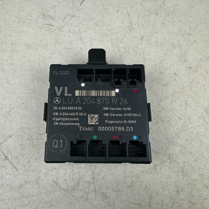 2008-2018 MERCEDES-BENZ C300 FRONT LEFT DRIVER SIDE DOOR CONTROL MODULE UNIT OEM