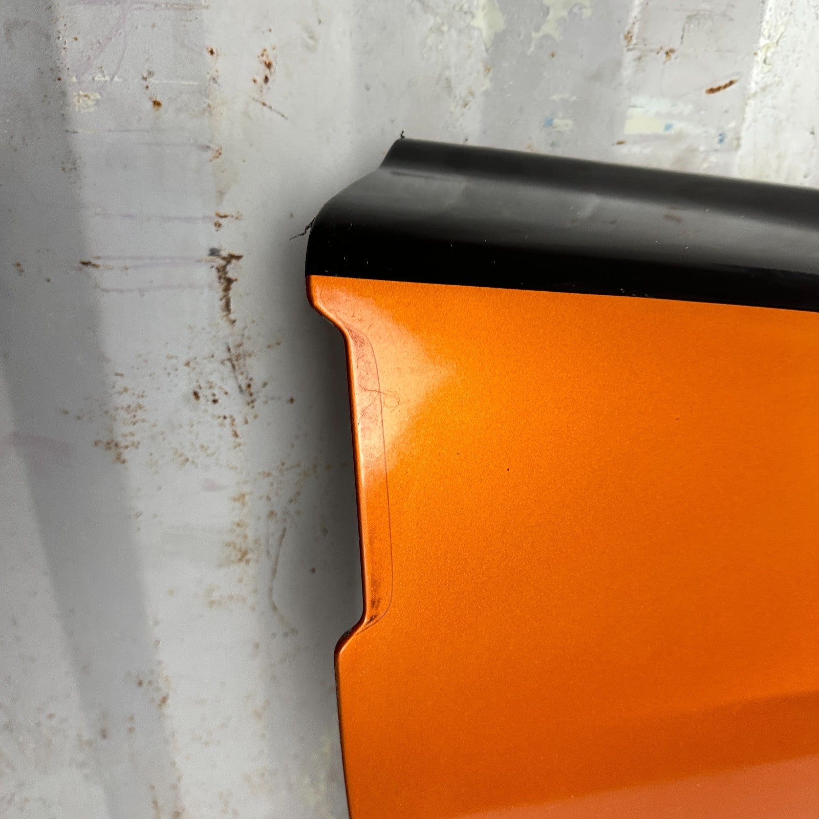 05-13 CHEVROLET CORVETTE FRONT RIGHT PASSENGER SIDE DOOR SHELL PANEL ORANGE OEM