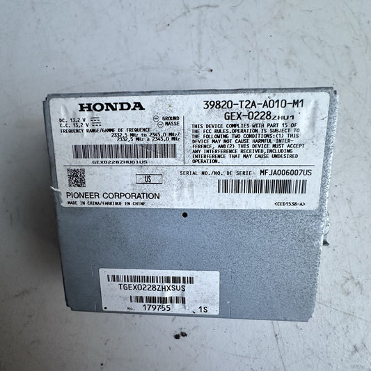 2013-2017HONDA ACCORD EXL RADIO CONTROL MODULE ASSY OEM 39820-T2A-A010-M1
