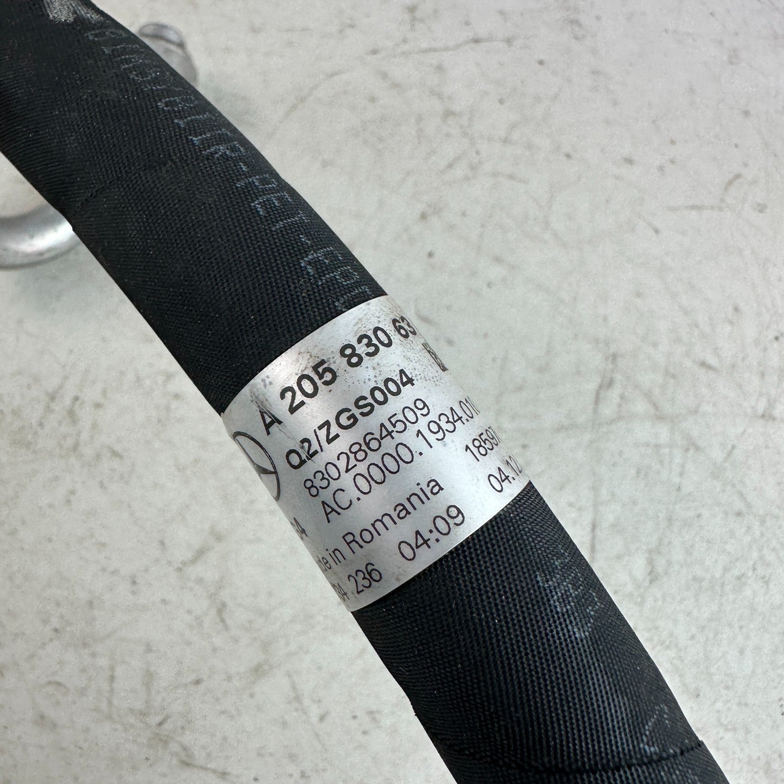 2015-2018 MERCEDES C300 C205 HVAC A/C AIR CONDITIONER HOSE TUBE A2058306301 OEM