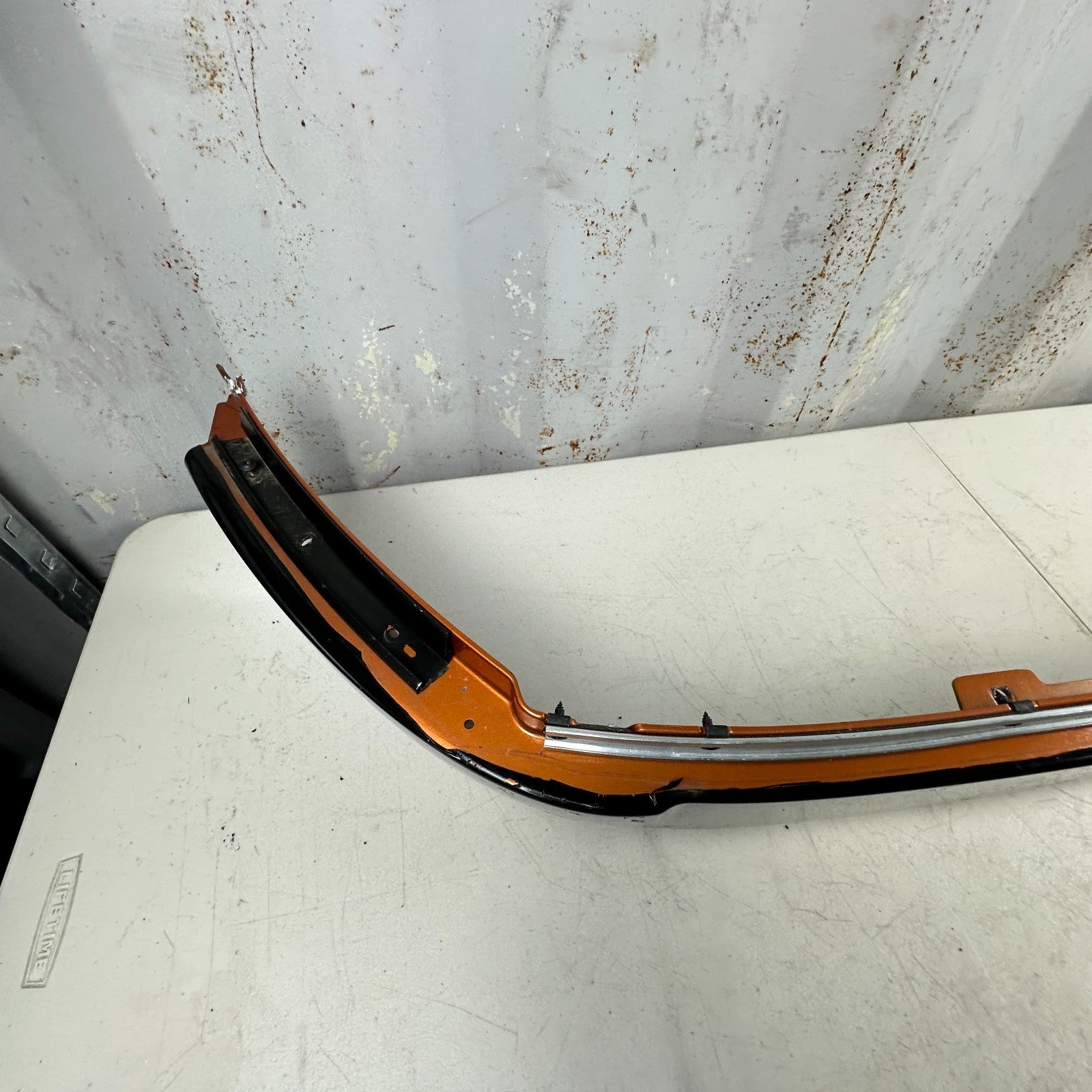 05-13 CHEVROLET CORVETTE C6 HARD TOP ROOF EXTENSION COVER REAR PANEL ORANGE OEM
