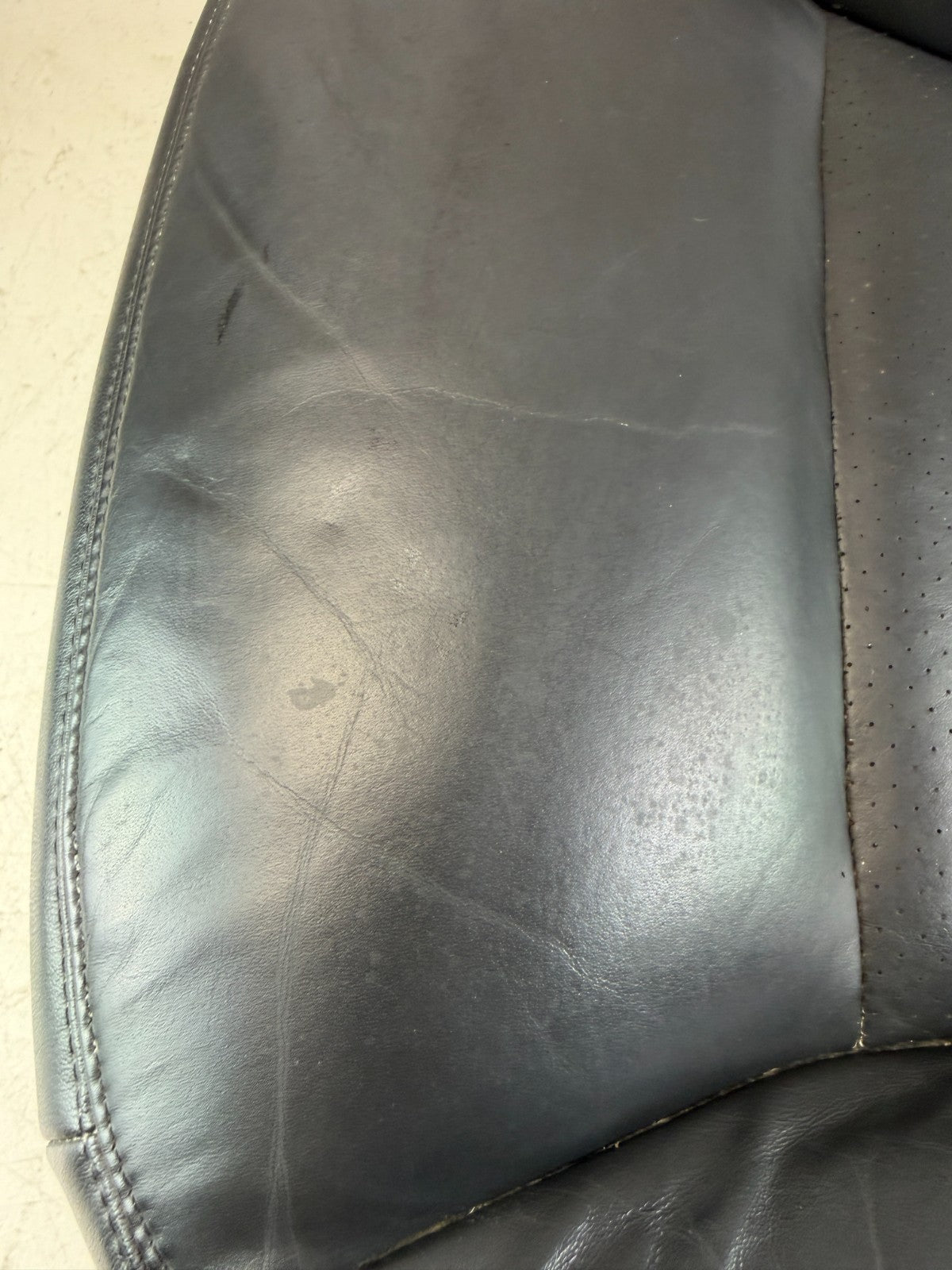 2005-2013 CHEVROLET CORVETTE C6 LEFT DRIVER SIDE LOWER BENCH SEAT CUSHION BLACK