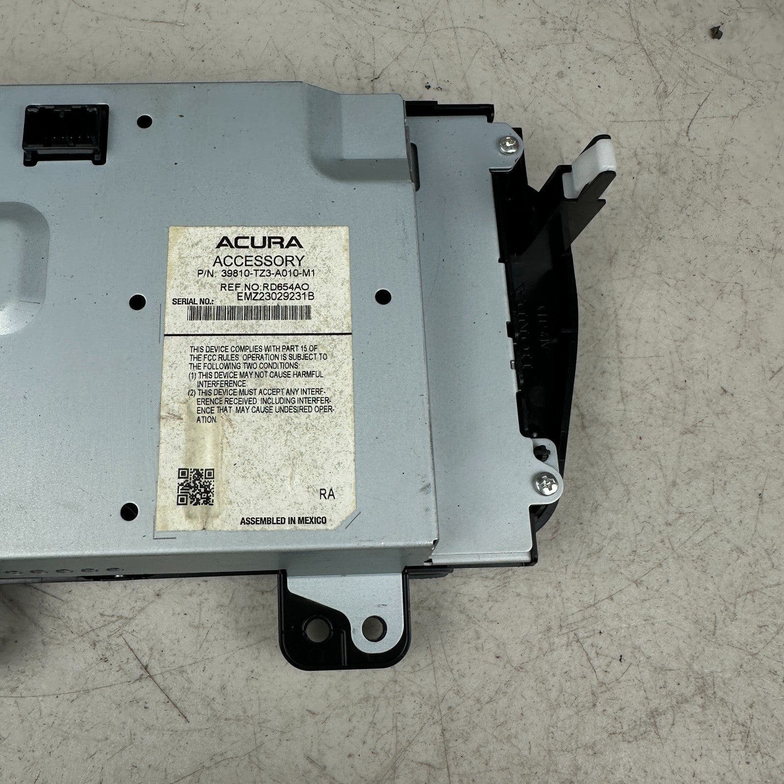 15-17 ACURA TLX FRONT DASH 8" INCH INFORMATION DISPLAY SCREEN 39810-TZ3-A010 OEM