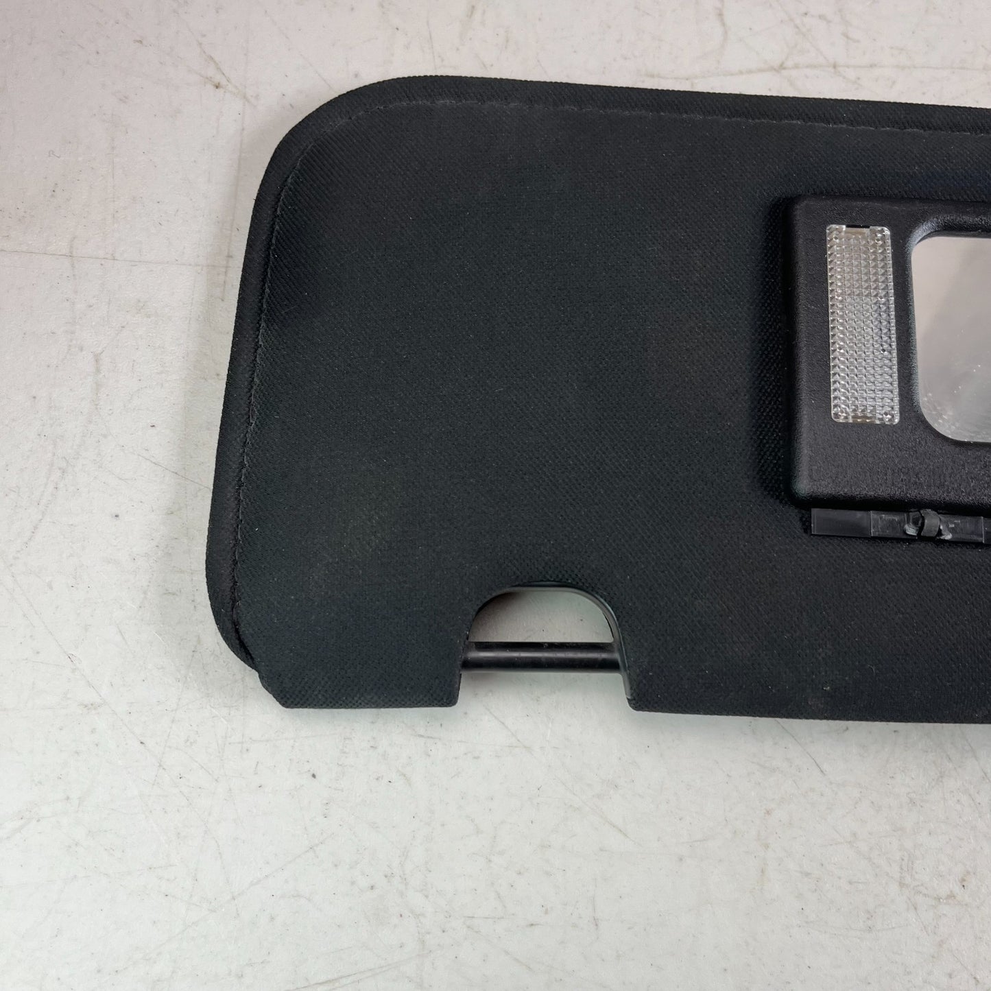 2005-2013 CHEVROLET CORVETTE FRONT LEFT DRIVER SIDE SUNVISOR SUN VISOR BLACK OEM