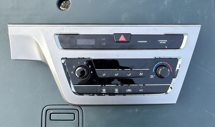 15-17 Hyundai Sonata AC Heater Climate Clock Display Starter Bezel 94510-C2500