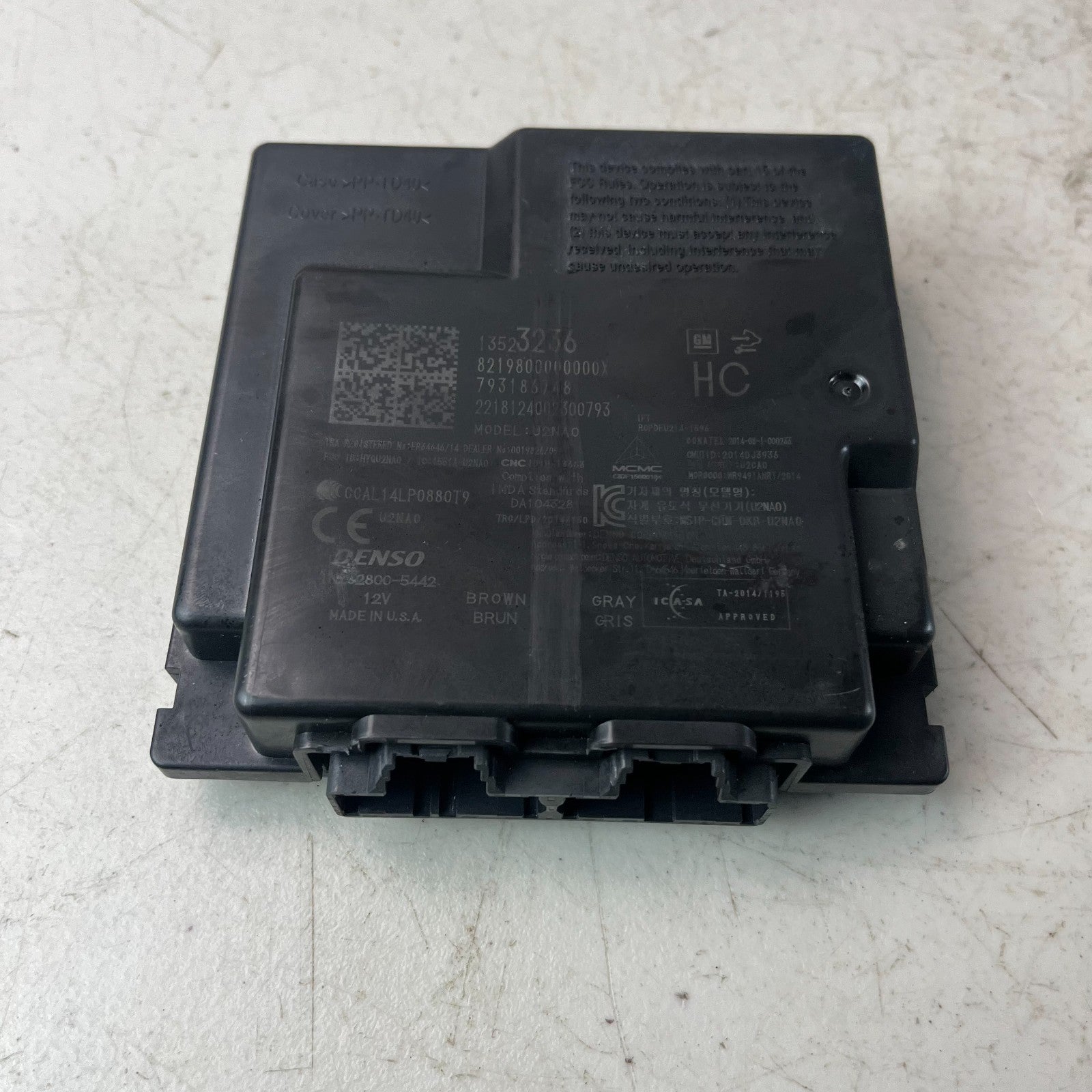 2017 - 2018 CHEVY CAMARO THEFT LOCKING KEYLESS ENTRY CONTROL MODULE 13523236 OEM