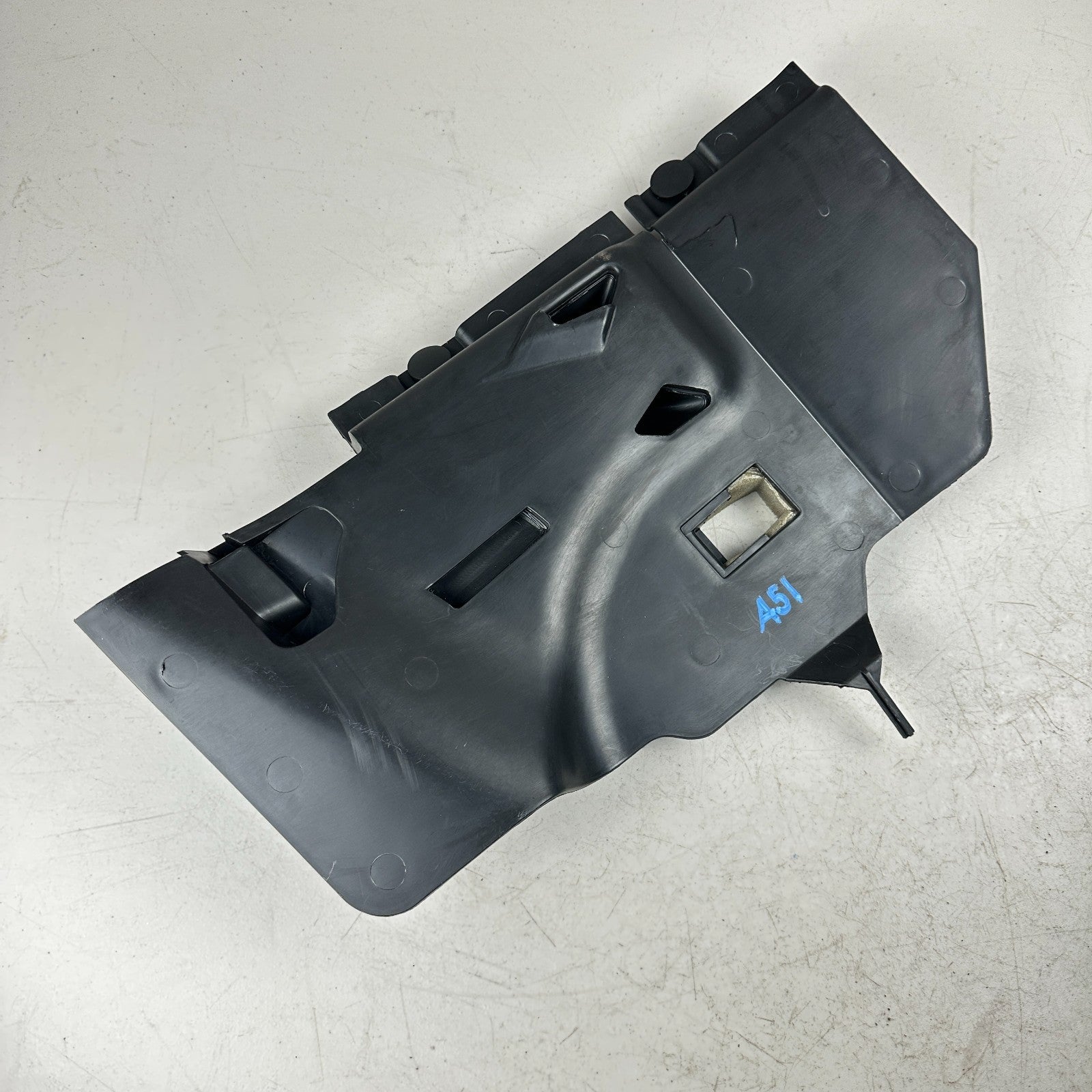 05-13 CHEVROLET CORVETTE RIGHT SIDE UNDER DASH LOWER HUSH TRIM PANEL BLACK OEM