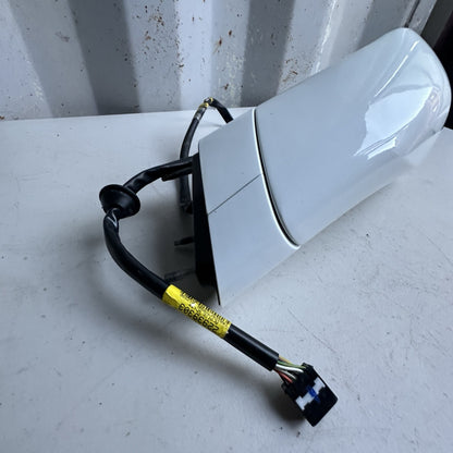 2014-2019 Chevy Corvette C7  Left Driver Mirror Assembly White OEM