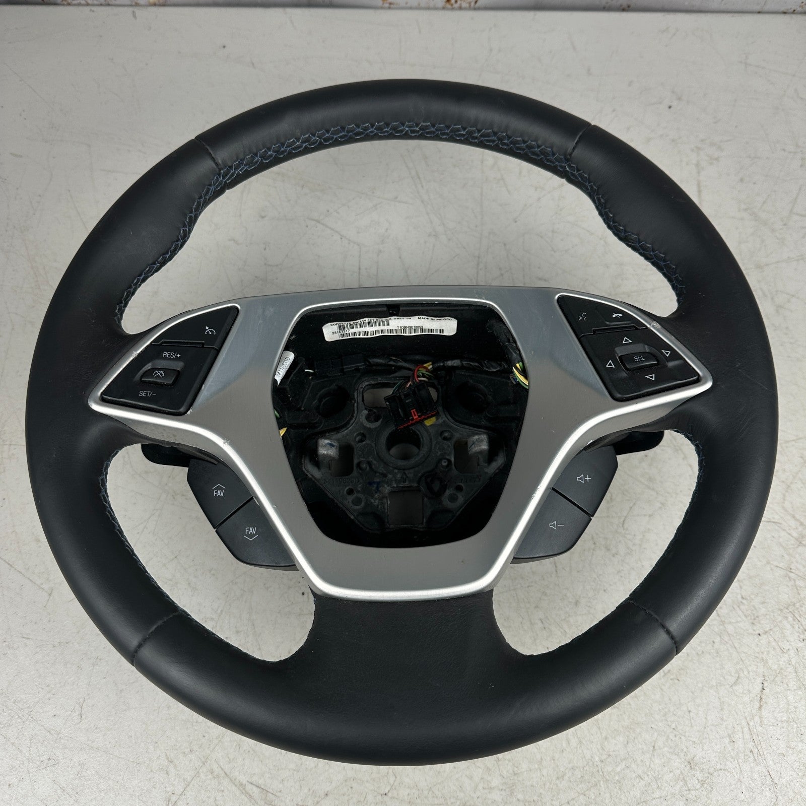 2014-15 CHEVROLET CORVETTE C7 STINGRAY MULTIFUNCTIONAL STEERING WHEEL Blue Stich