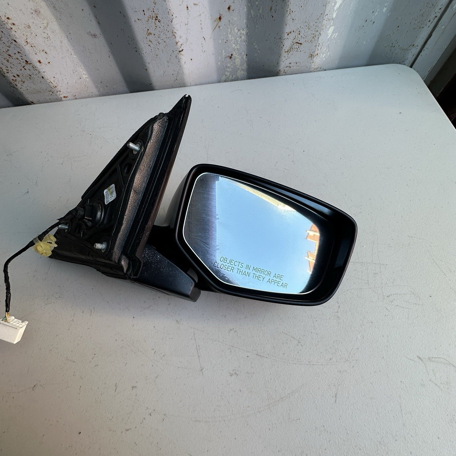 2013-2017 Honda Accord Right Passenger Mirror Assembly Black*BROKEN* OEM