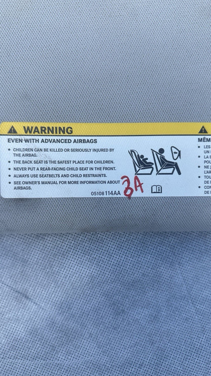 2017-2020 JEEP COMPASS PASSENGER SUN VISOR