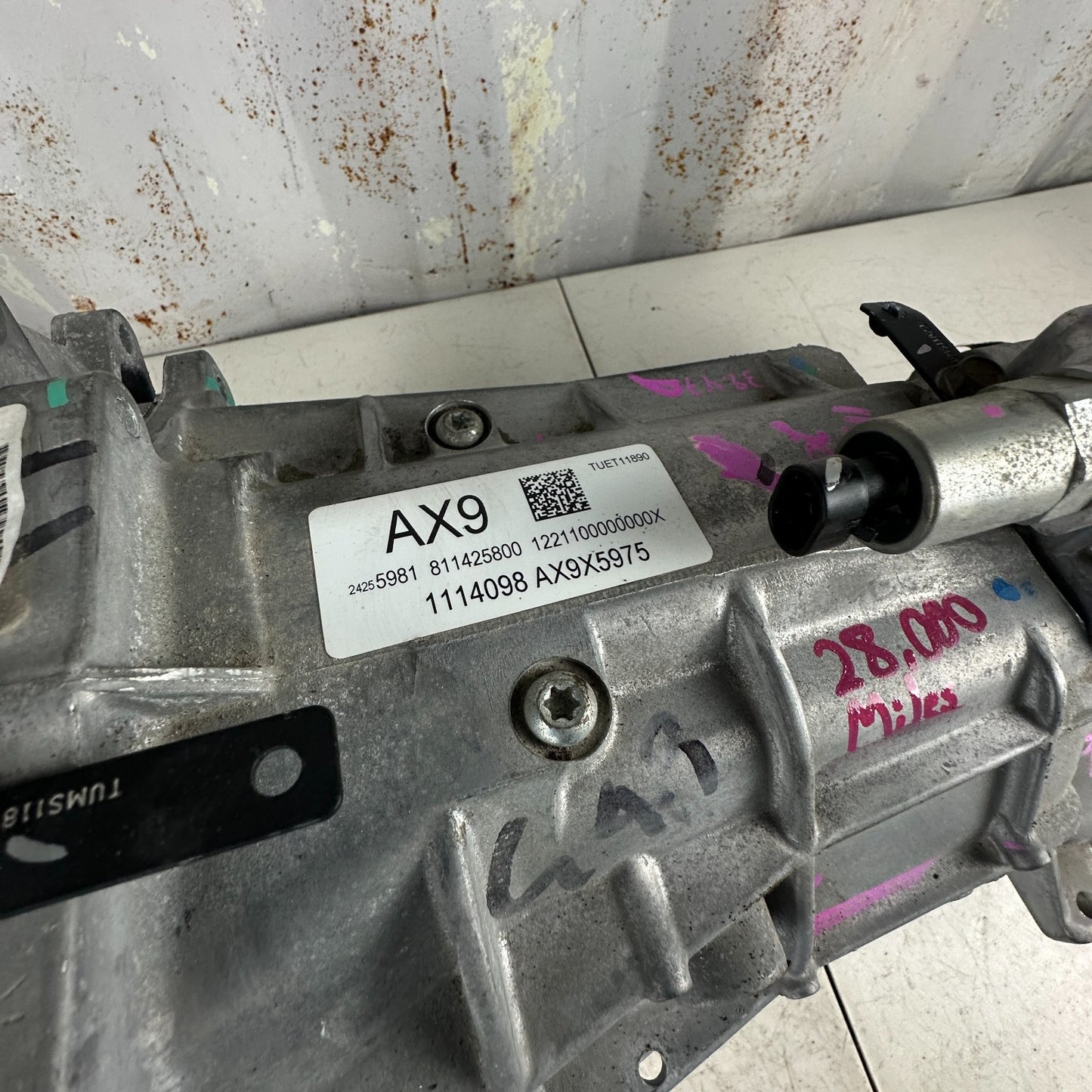 2014 CHEVROLET CORVETTE Z51 MANUAL TRANSMISSION ASSEMBLY 24255981 28K MILES OEM