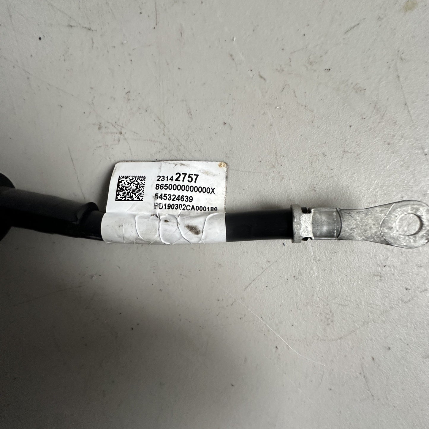 2014-2019 CHEVY CORVETTE NEGRATIVE BATTERY TERMINAL W/ CURRENT SENSOR OEM