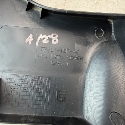 2013-2017 HONDA ACCORD LEFT DRIVER DASH LOWER KNEE COVER TRIM 77301-T2F-A0 OEM