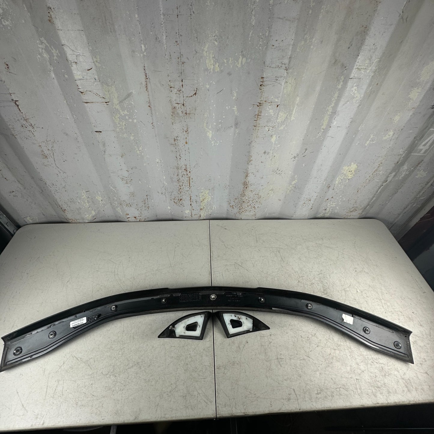 2017 - 2024 CHEVROLET CAMARO ZL1 REAR TRUNK LID END WING SPOILER BLACK 3PCS OEM