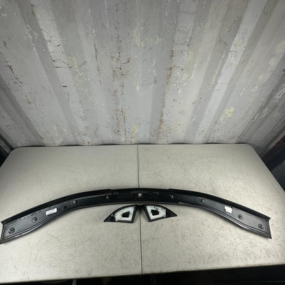 2017 - 2024 CHEVROLET CAMARO ZL1 REAR TRUNK LID END WING SPOILER BLACK 3PCS OEM
