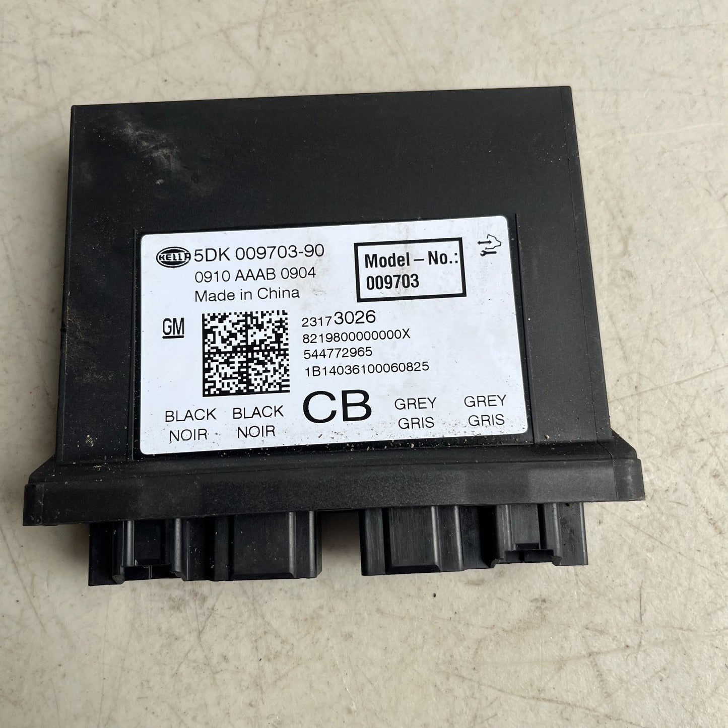 2014-2019 CHEVY CORVETTE THEFT LOCKING KEYLESS ENTRY CONTROL MODULE 23173026 OEM