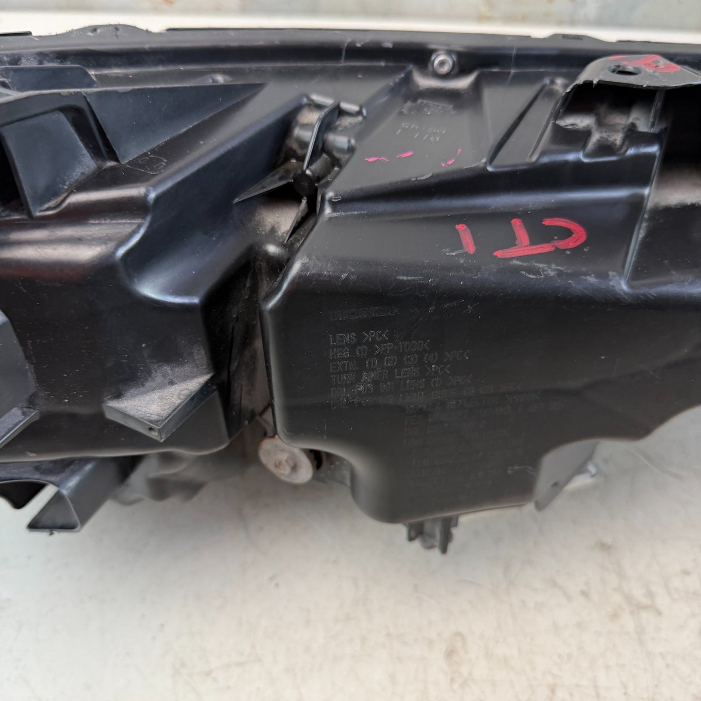 2021-2023 ACURA TLX FRONT LEFT DRIVER SIDE HEADLIGHT HEADLAMP *TABS BROKEN* OEM