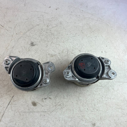 2015-2018 MERCEDES W205 C300 LEFT & RIGHT ENGINE MOUNT BRACKET PAIR A2052400800