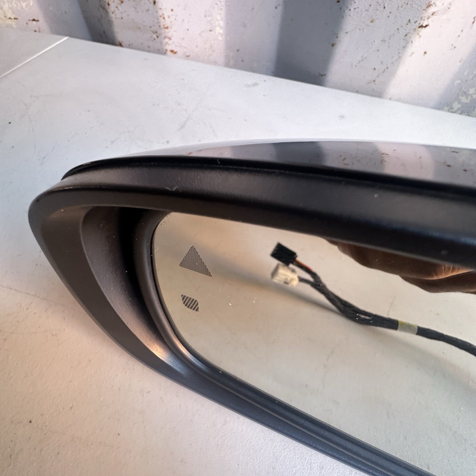 2015-20 DODGE CHARGER Left POWER HEATED MIRROR ASSEMBLY BLIND SPOT OEM Black
