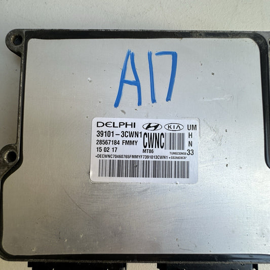 16 17 Sorrento 3.3L 39101-3CWN1 Computer Brain Engine Control ECU ECM EBX Module
