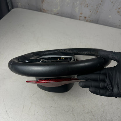 14-19 CHEVY CORVETTE C7 CARBON FIBER STEERING WHEEL W/ PADDLE SHIFTER & SWITCHS