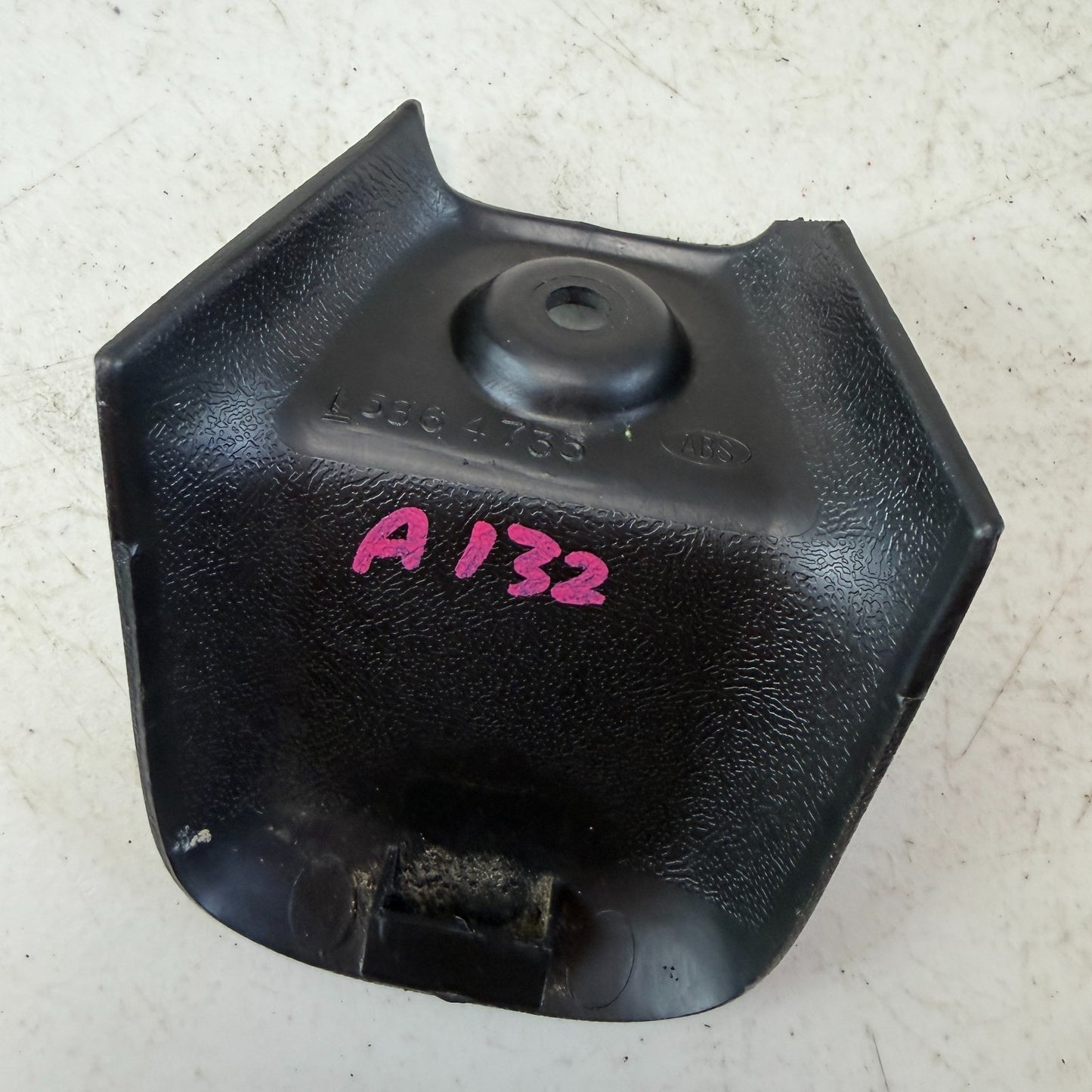 05-13 CHEVROLET CORVETTE C6 FRONT SEAT ADJUSTER TRACK RAIL COVER TRIM BLACK OEM