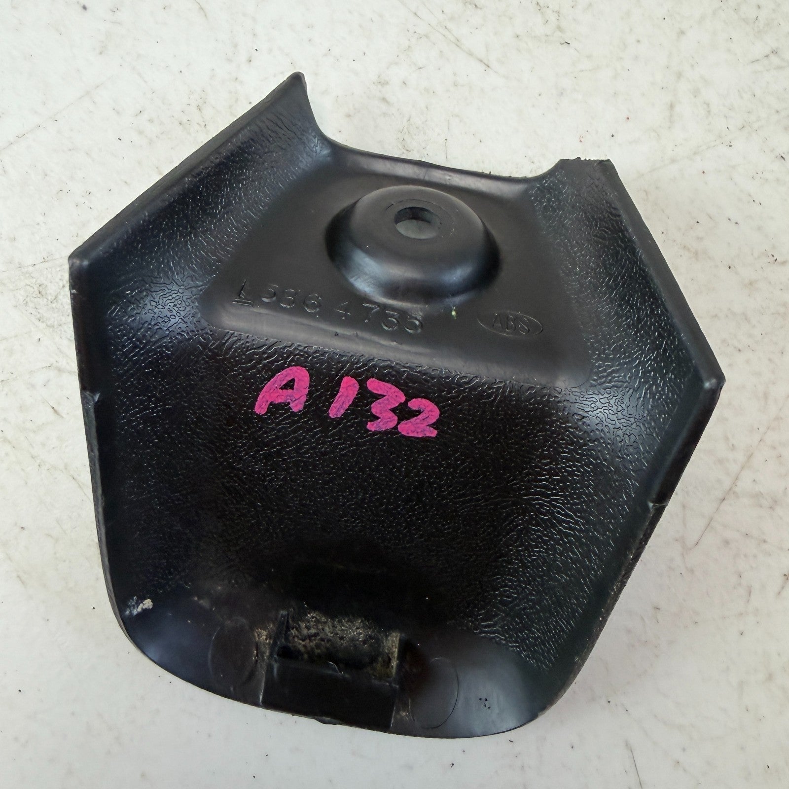 05-13 CHEVROLET CORVETTE C6 FRONT SEAT ADJUSTER TRACK RAIL COVER TRIM BLACK OEM