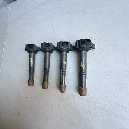 2013-2017 HONDA ACCORD 2.4L GAS FRONT ENGINE MOTOR IGNITION COIL SET OF 4 OEM