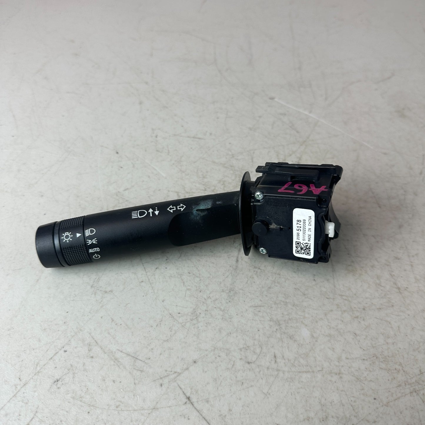2014-2019 CHEVY CORVETTE C7 COLUMN HEADLIGHT LAMP CONTROL SWITCH 20965178 OEM
