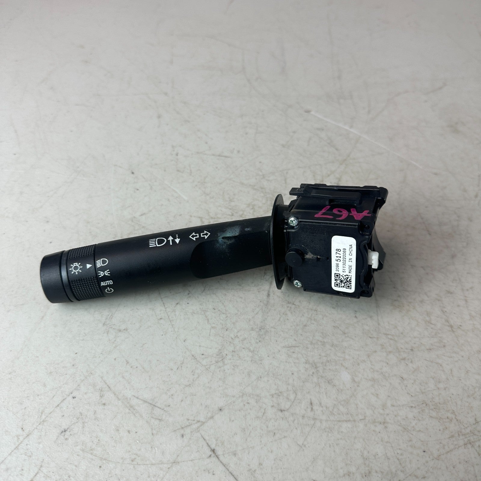 2014-2019 CHEVY CORVETTE C7 COLUMN HEADLIGHT LAMP CONTROL SWITCH 20965178 OEM
