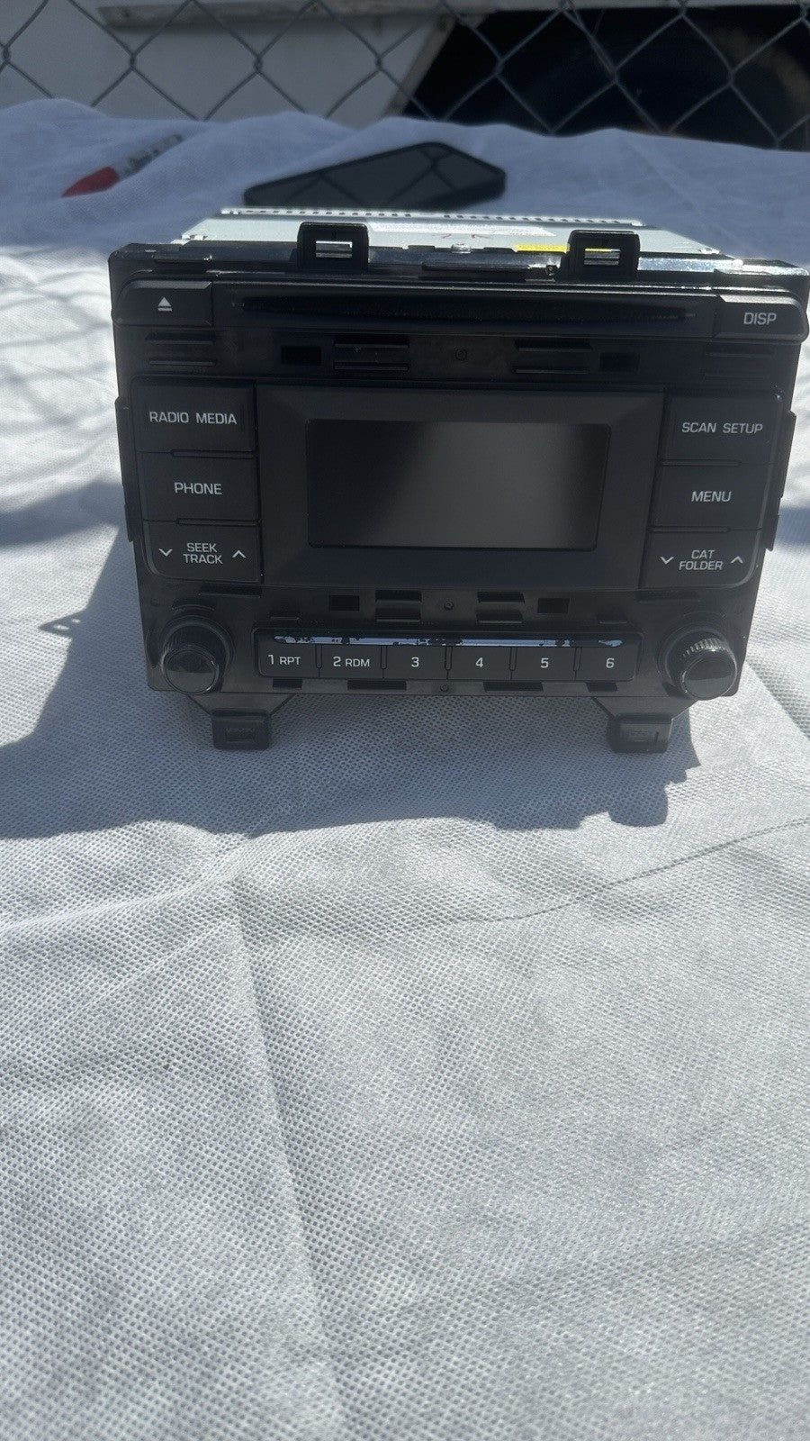 2015-2017 Hyundai Sonata Radio Receiver Stereo CD Player PN 96170 - C20004X