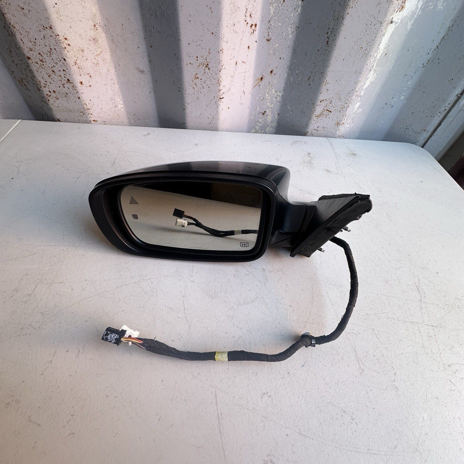 2015-20 DODGE CHARGER Left POWER HEATED MIRROR ASSEMBLY BLIND SPOT OEM Black