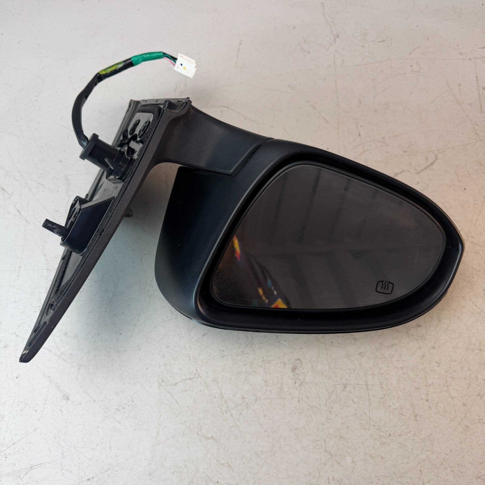 2014-2019 TOYOTA COROLLA FRONT LEFT DRIVER SIDE VIEW DOOR HEATED MIRROR BLACK