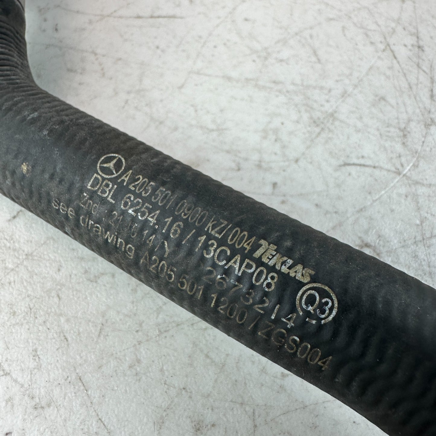 2015-2018 MERCEDES W205 C300 2.0L ENGINE COOLANT HOSE TUBE PIPE A2055010900 OEM