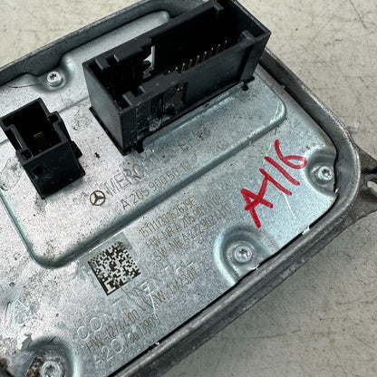 2015-2018 MERCEDES C300 W205 LED HEADLIGHT BALLAST CONTROL MODULE A2059005010