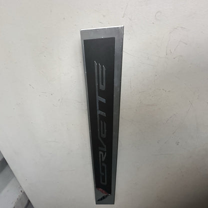 2014-2019 Chevy Corvette C7 OEM Door Sill Scuff Entry Plate 22789326