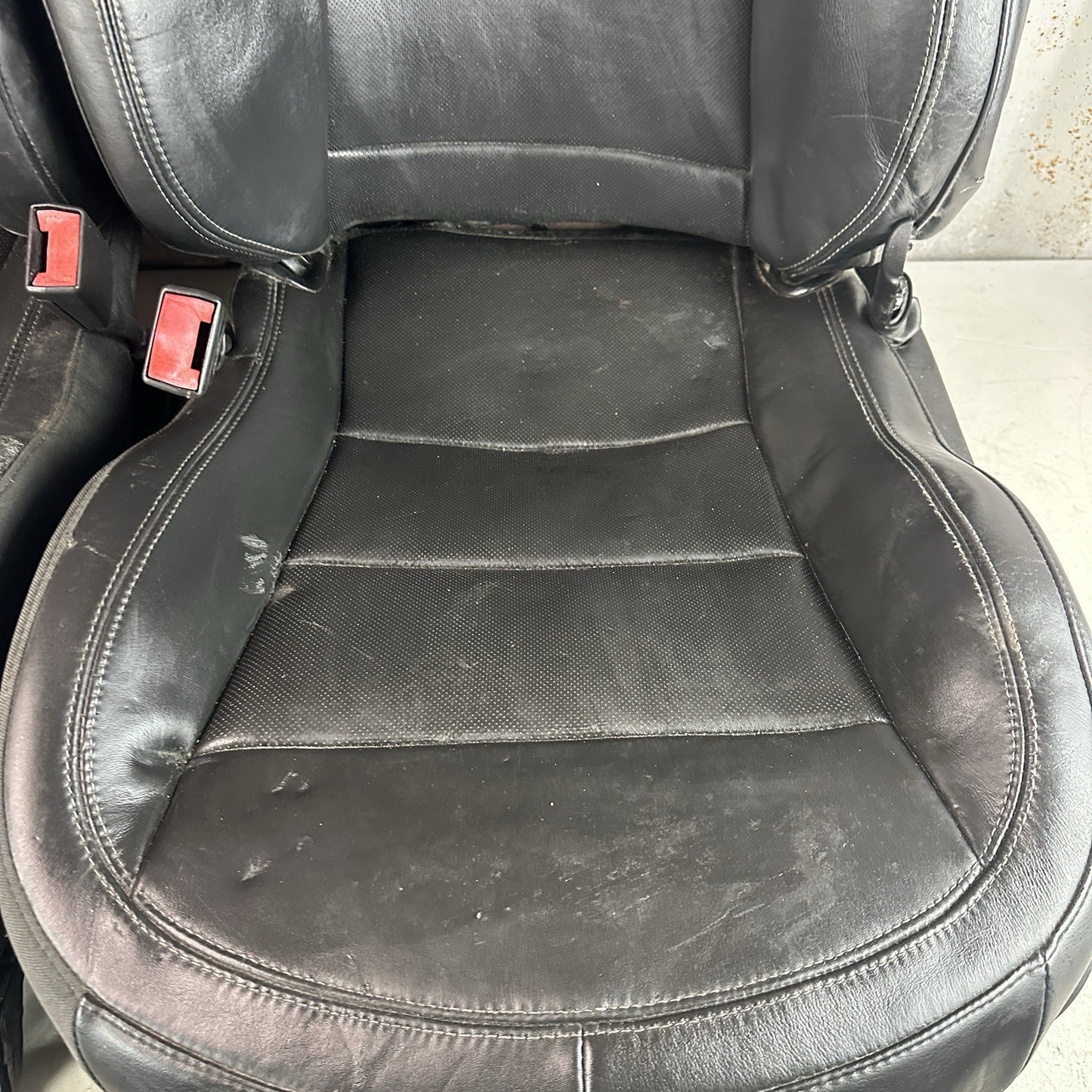 14-19 Chevrolet Corvette C7 Competition Seat Cushion Assembly Set Black DAMAGED