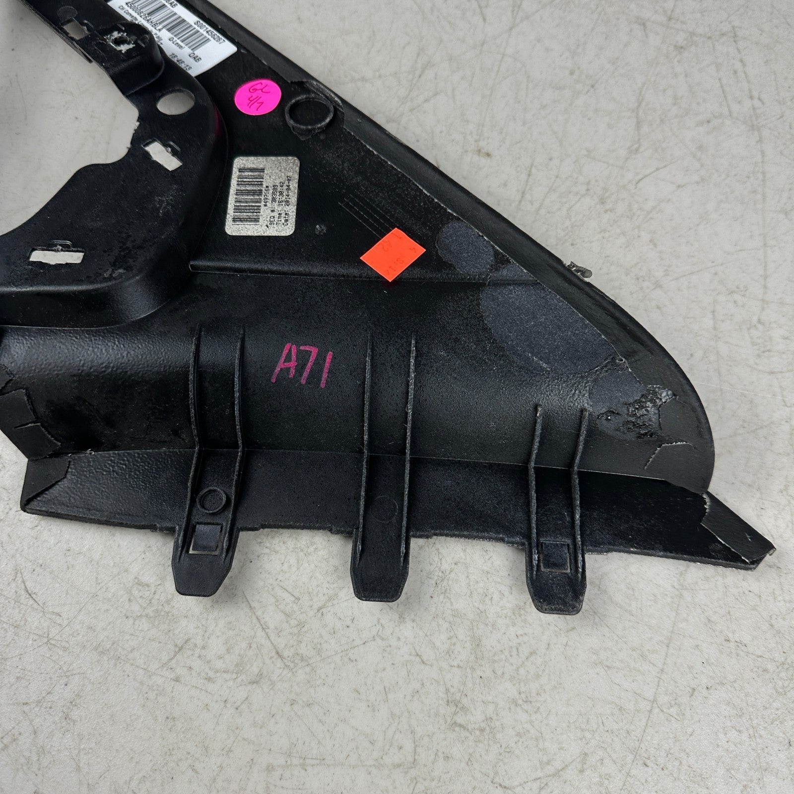 2014-2019 CHEVY CORVETTE C7 DASHBOARD CENTER RIGHT LOWER TRIM COVER PANEL OEM