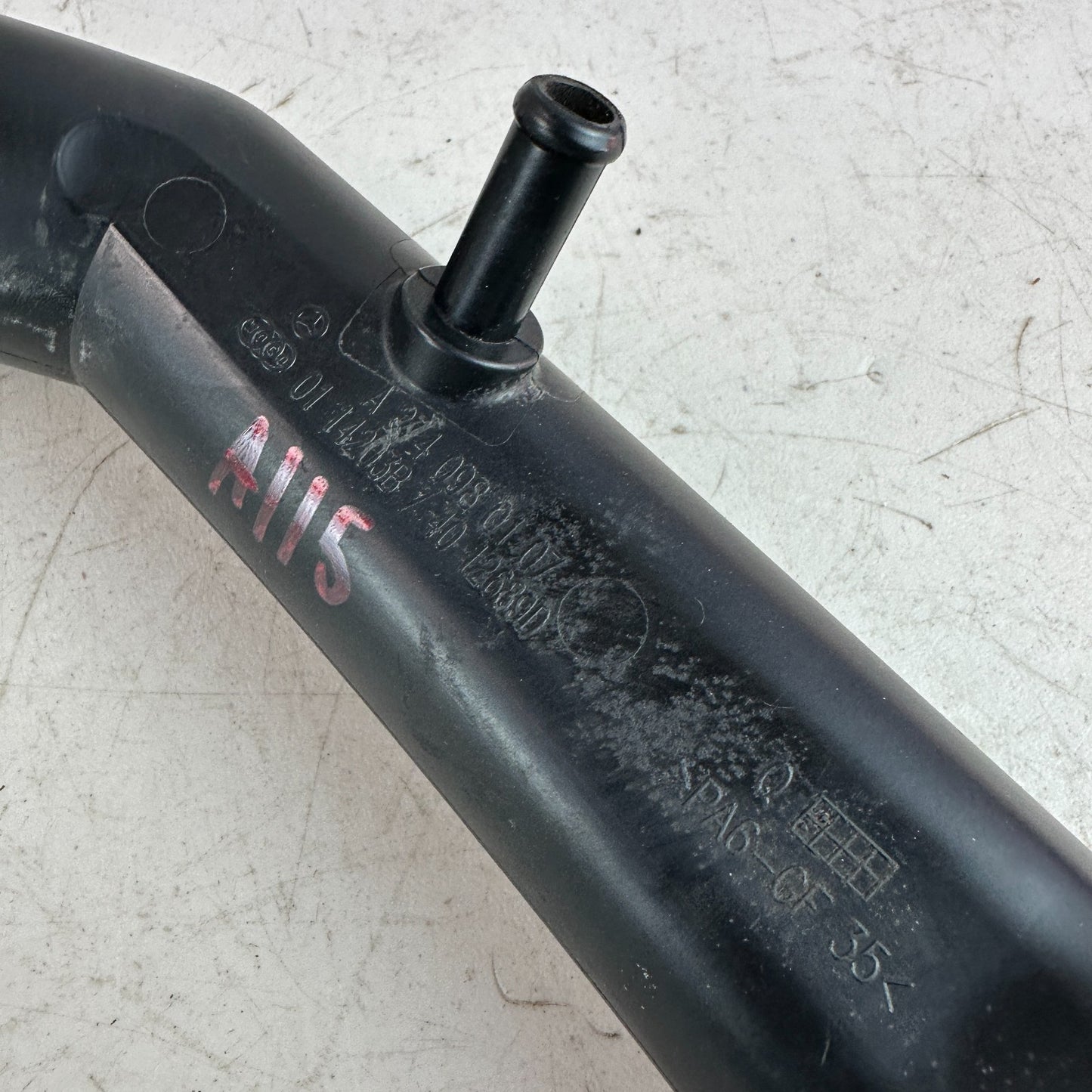 2015-2021 MERCEDES W205 C300 AIR INTERCOOLER AIR HOSE LINE PIPE A2740980107 OEM