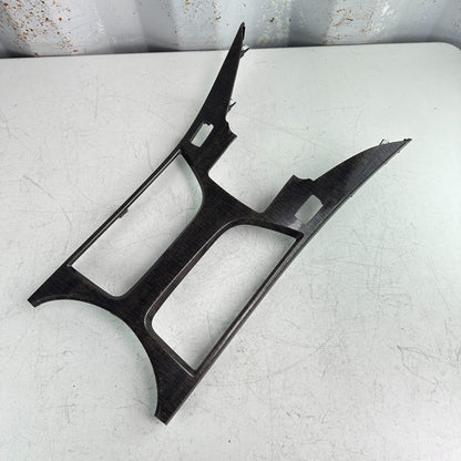 2007-2013 ACURA MDX FRONT CENTER CONSOLE GEAR SHIFTER COVER BEZEL WOODGRAIN OEM
