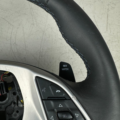 2014-15 CHEVROLET CORVETTE C7 STINGRAY MULTIFUNCTIONAL STEERING WHEEL Blue Stich