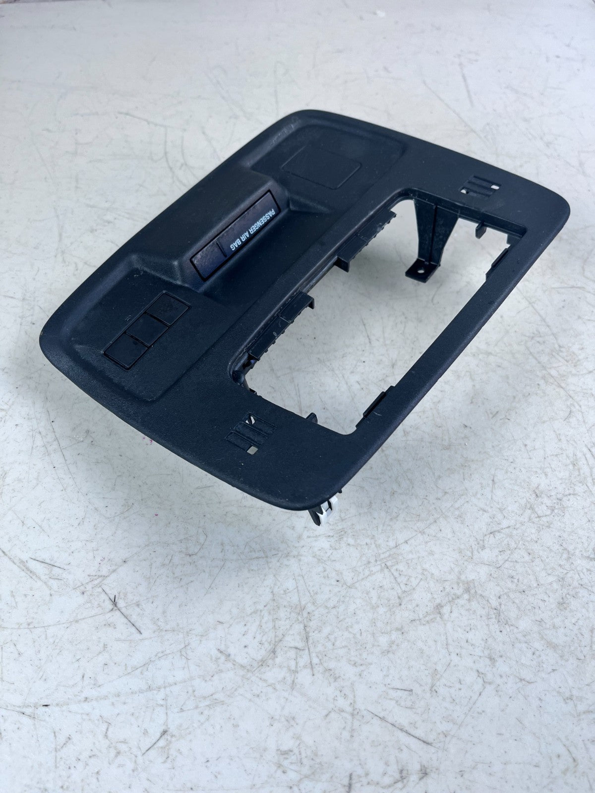 2010-2015 CORVETTE CAMARO FRONT OVERHEAD DOME LIGHT CONTROL PANEL TRIM BLACK OEM