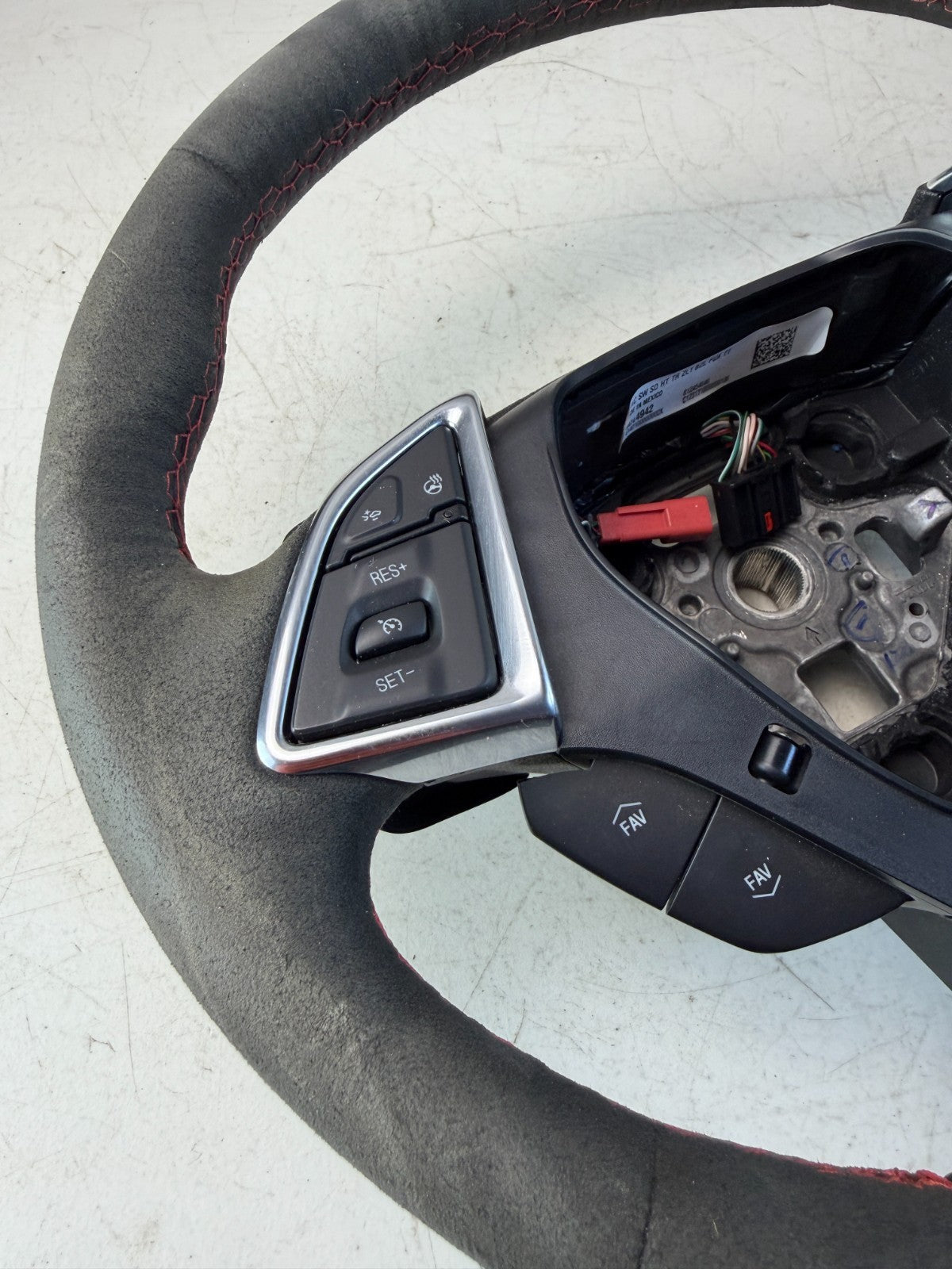 2023 CHEVROLET CAMARO ZL1 MULTIFUNCTION STEERING WHEEL BLACK ALCANTARA 23427866
