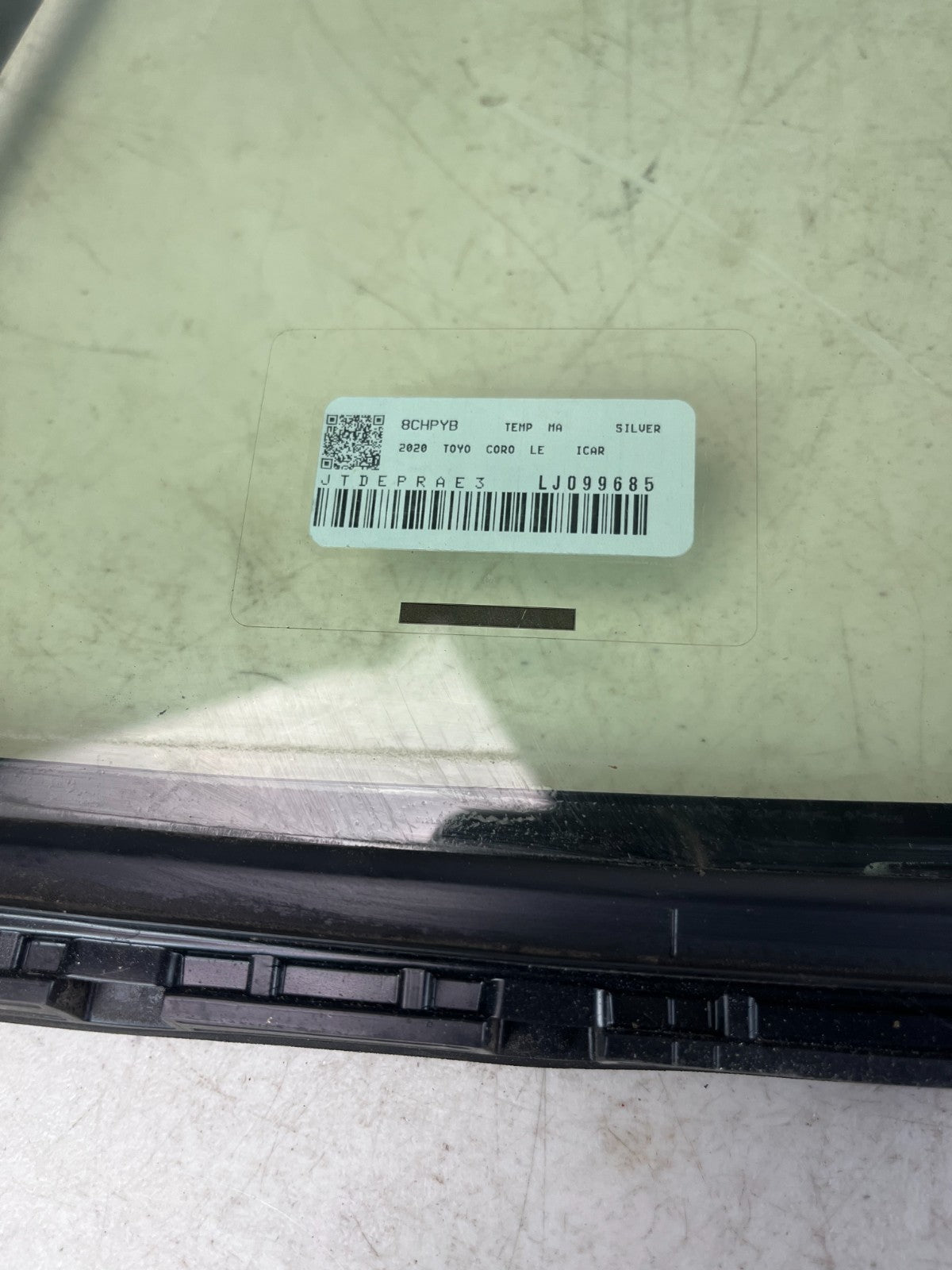 2020-2025 TOYOTA COROLLA REAR LEFT DRIVER SIDE DOOR WINDOW CORNER VENT GLASS OEM